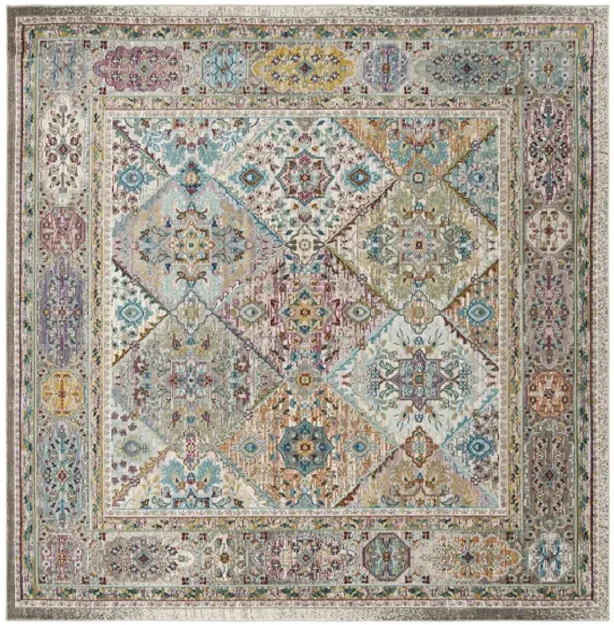 Adalyn Area Rug in Cream / Multi by Safavieh