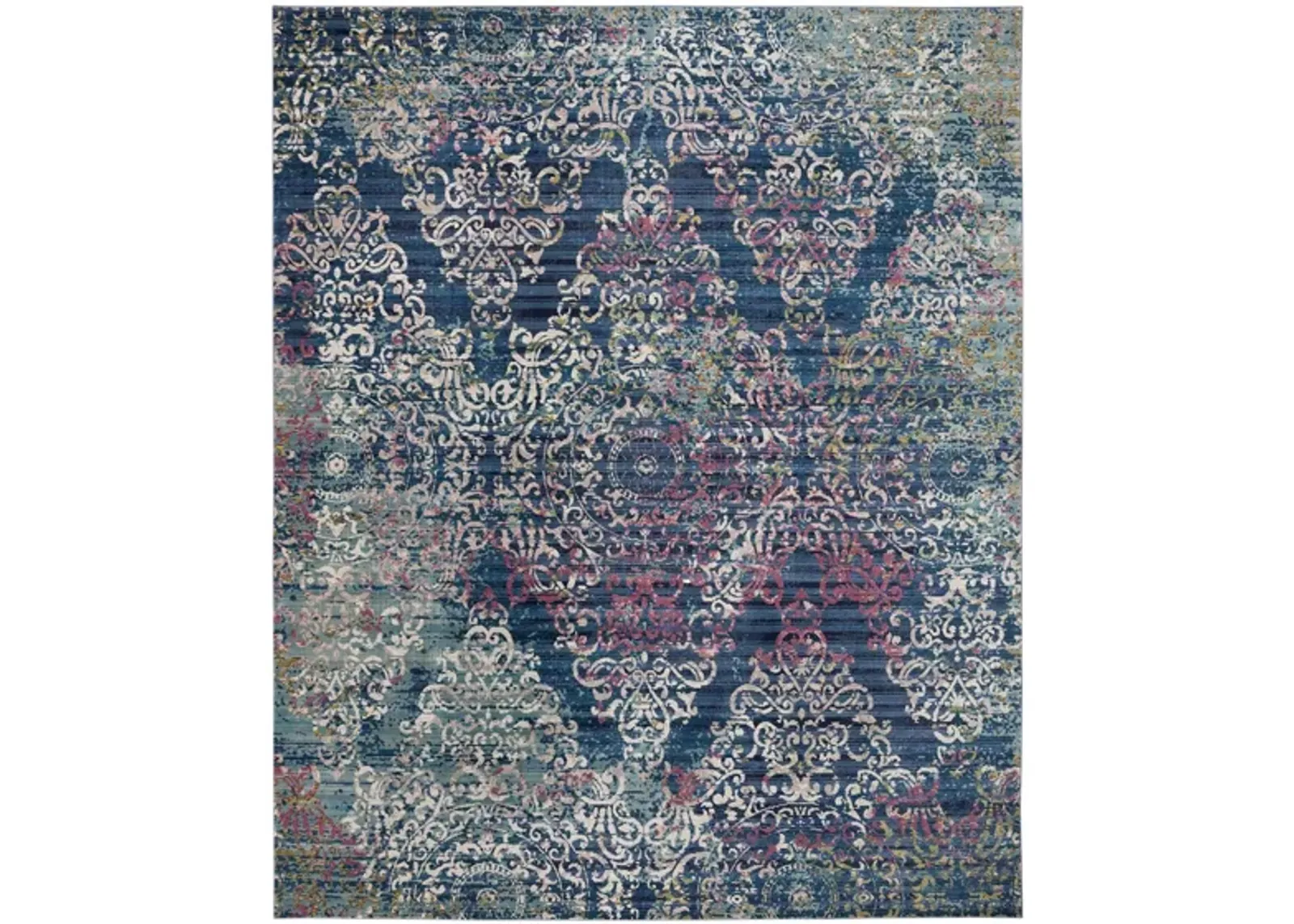 Amaya Area Rug in Blue / Multi by Safavieh