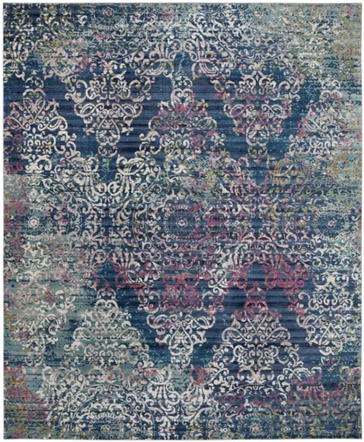 Amaya Area Rug in Blue / Multi by Safavieh