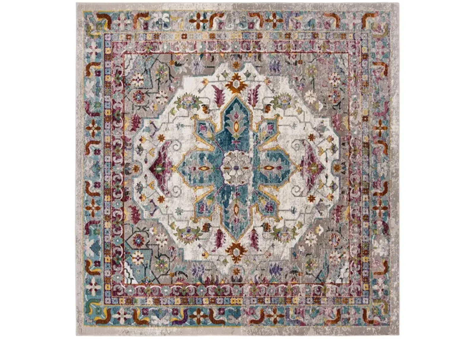 Arjun Area Rug in Cream / Multi by Safavieh