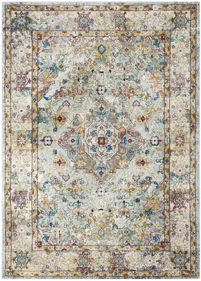 Ahannah Area Rug in Beige / Blue by Safavieh