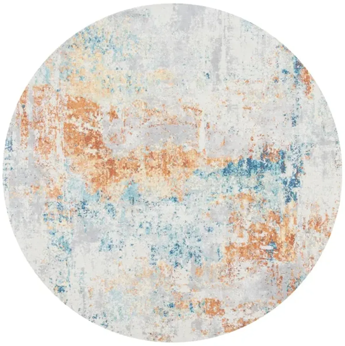 Agnella Area Rug in Ivory / Rust by Safavieh