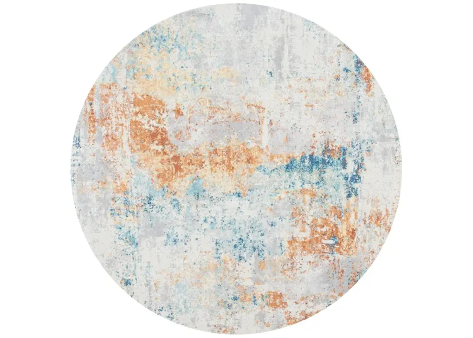 Agnella Area Rug in Ivory / Rust by Safavieh