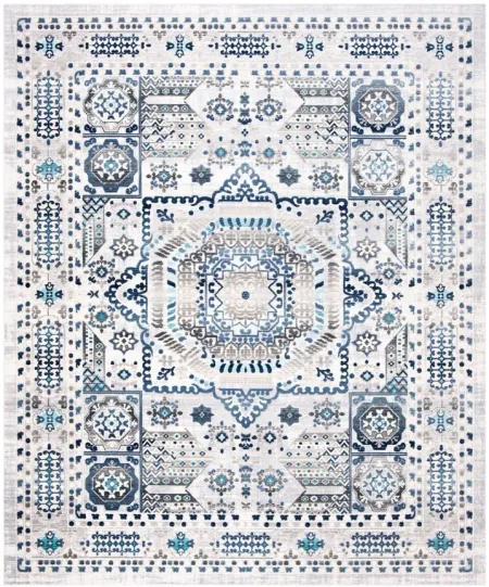 Appan Area Rug in Gray / Blue by Safavieh