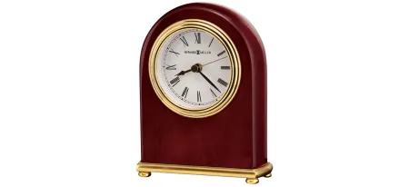 Rosewood Arch Tabletop Clock in Rosewood by Howard Miller