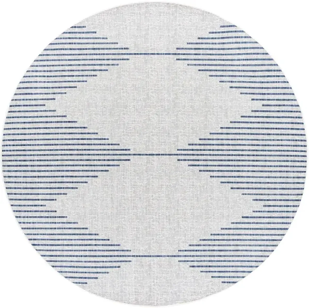 Eagean Area Rug in Bright Blue, Navy, Pale Blue, White by Surya