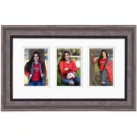 Good Wishes 9x6 Photo Frame in Gray/Black by Courtside Market