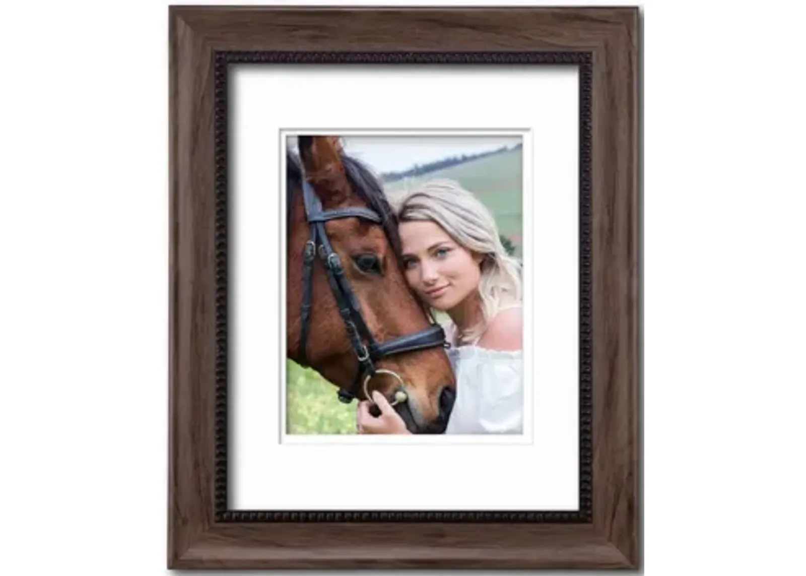 Carbon 11x14 Photo Frame in English Chestnut by Courtside Market