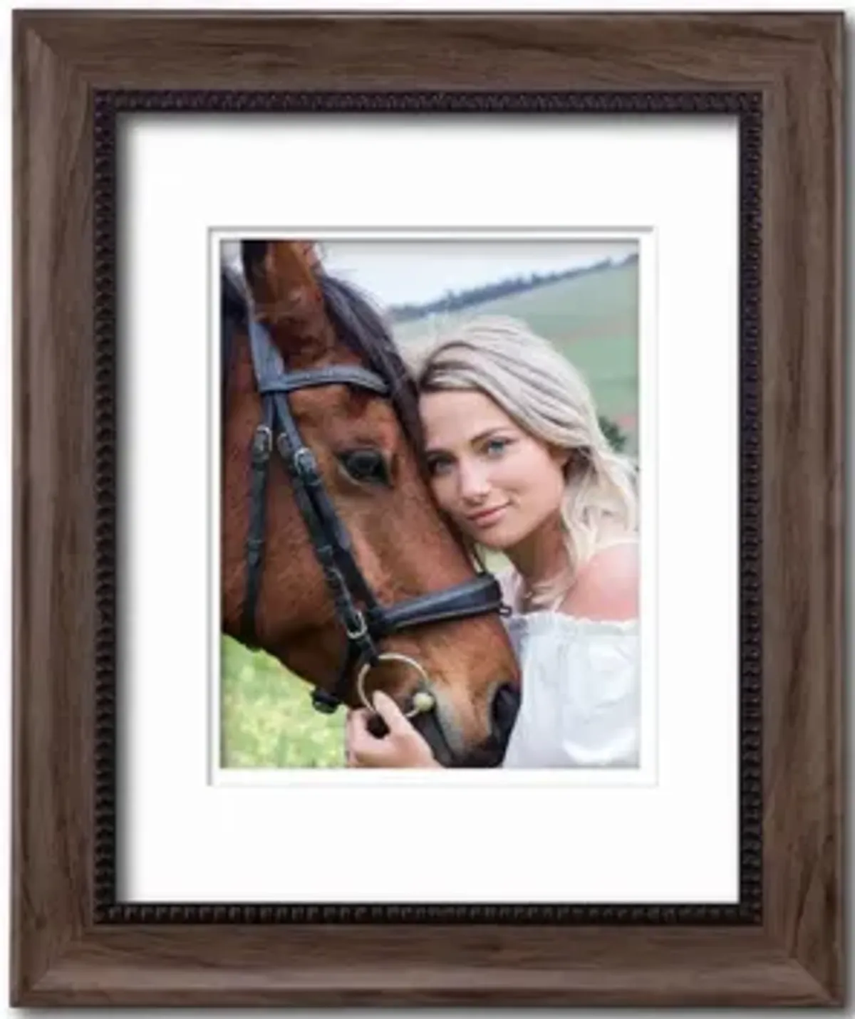 Carbon 11x14 Photo Frame in English Chestnut by Courtside Market