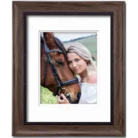 Carbon Collection 11x14 Frame, (1) 8x10 Opening in English Chestnut by Courtside Market