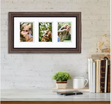 Good Wishes 10x20 Photo Frame in English Chestnut by Courtside Market