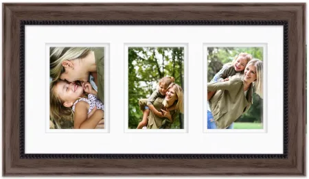 Good Wishes 10x20 Photo Frame in English Chestnut by Courtside Market