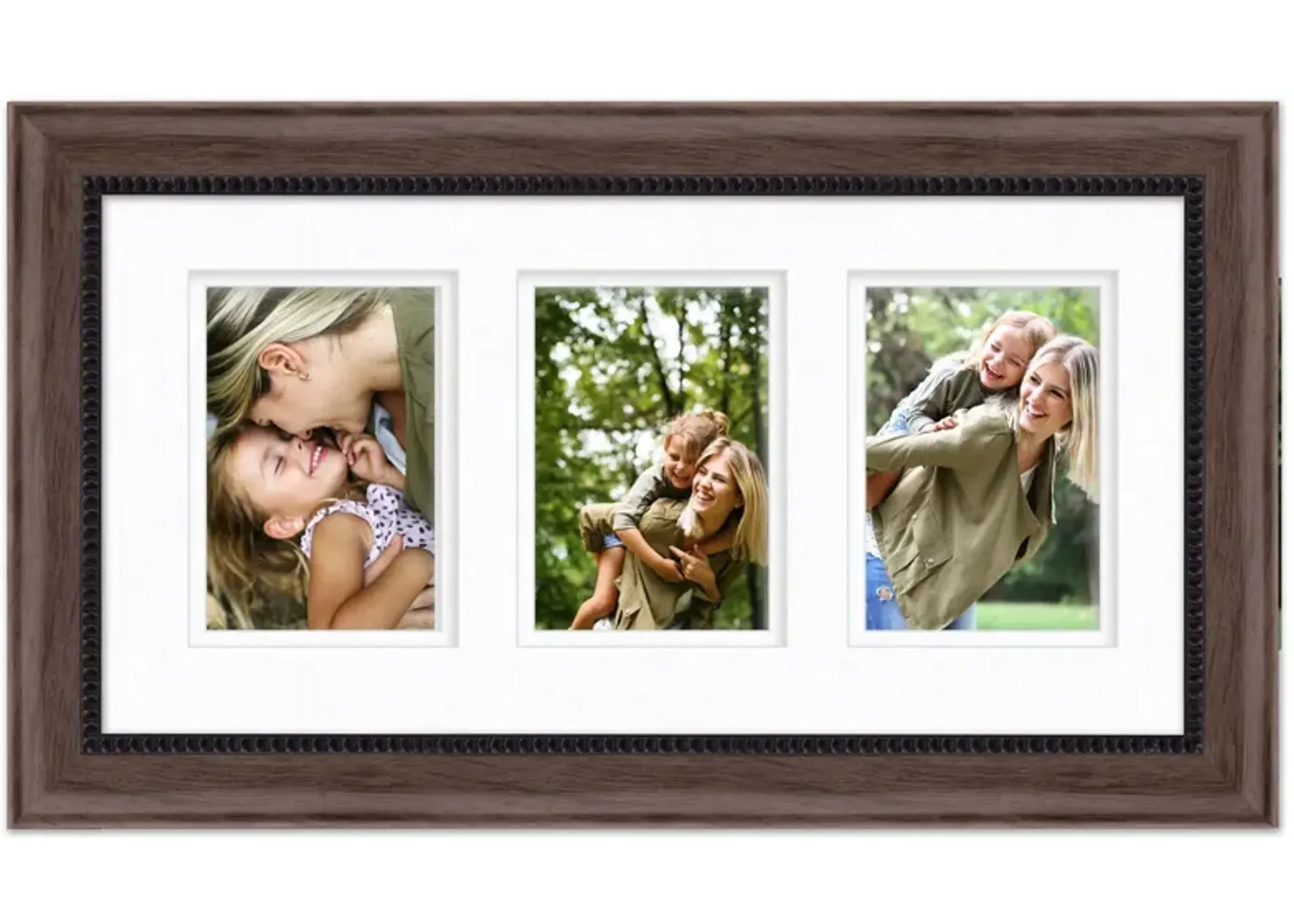 Good Wishes 10x20 Photo Frame in English Chestnut by Courtside Market