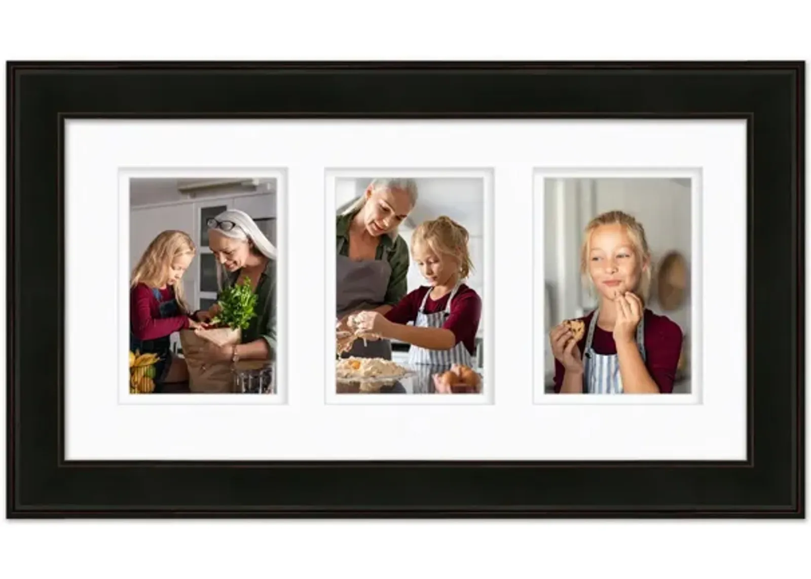 Gardenia 10x20 Photo Frame in Black by Courtside Market