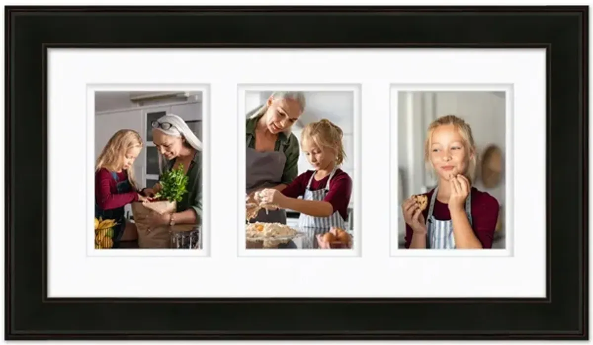 Gardenia 10x20 Photo Frame in Black by Courtside Market