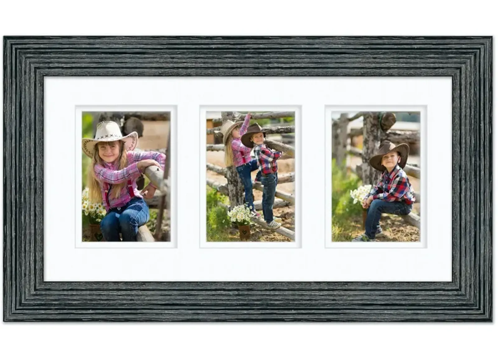 Enchanted 10x20 Photo Frame in Barn Blue by Courtside Market