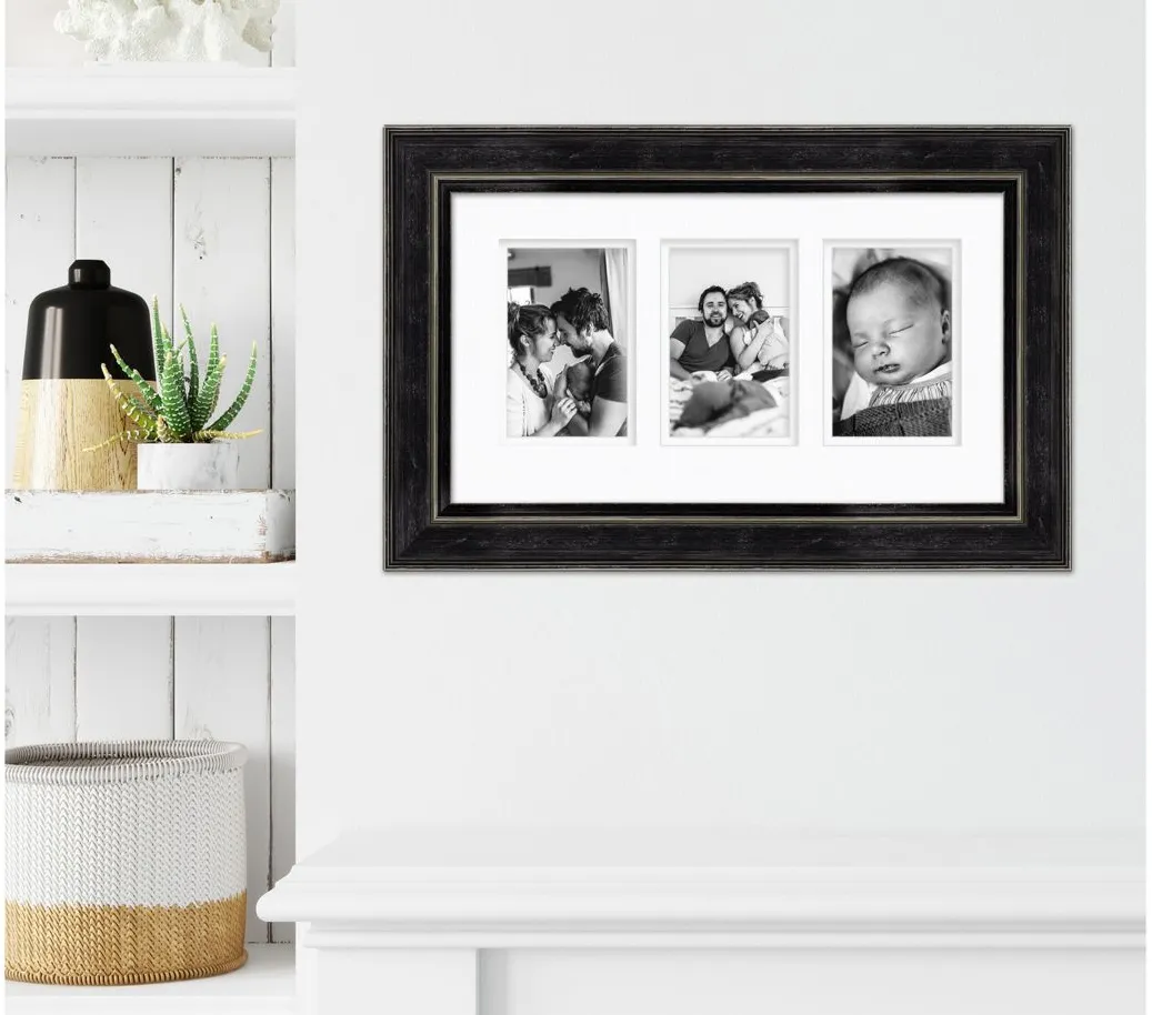 Rustic Industrial 9x16 Photo Frame in Graphene by Courtside Market