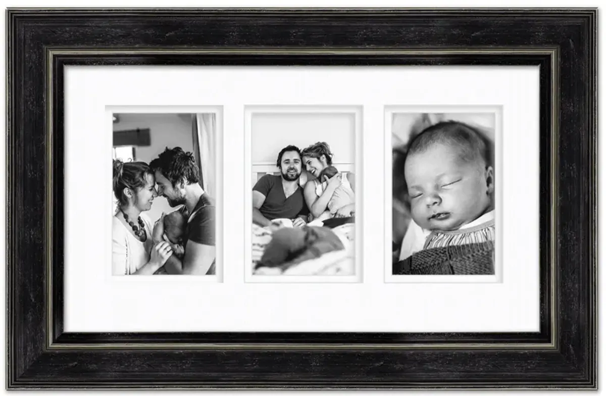 Rustic Industrial 9x16 Photo Frame in Graphene by Courtside Market