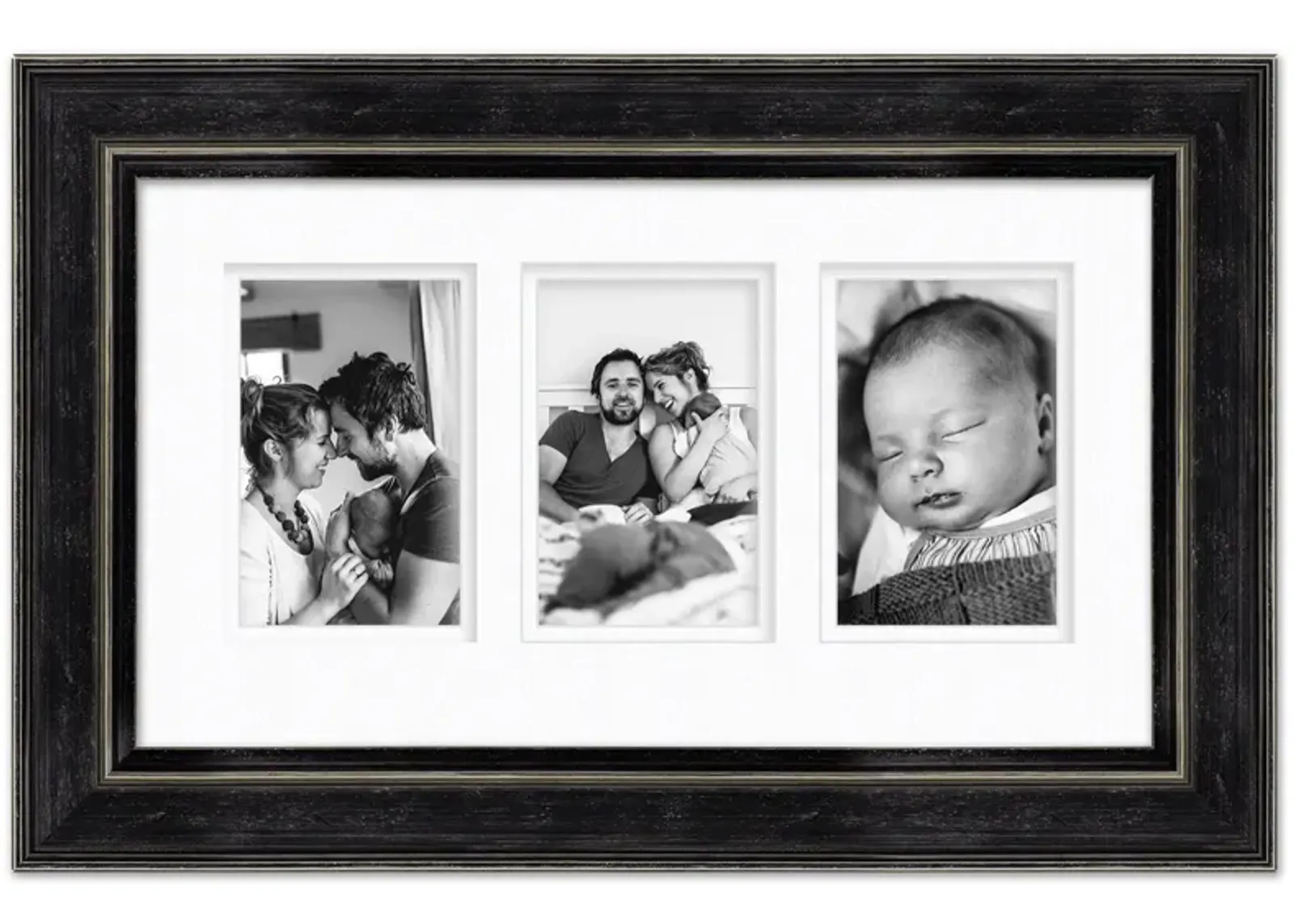 Rustic Industrial 9x16 Photo Frame in Graphene by Courtside Market