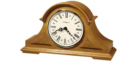 Burton Mantel Clock in Golden Oak by Howard Miller