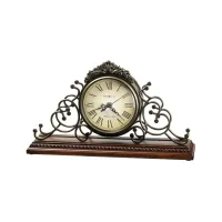Adelaide Mantel Clock in Brown by Howard Miller