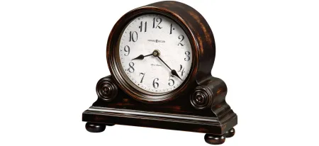 Murray Mantel Clock in Worn Black by Howard Miller
