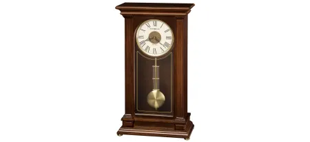 Stafford Mantel Clock in Cherry Bordeaux by Howard Miller