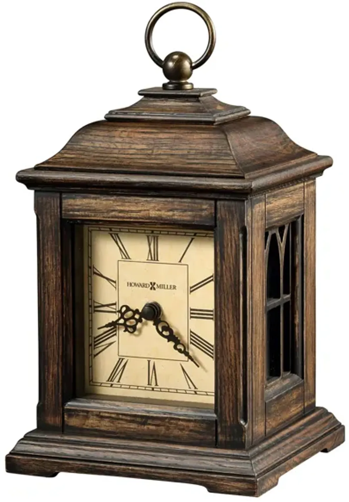 Talia Mantel Clock in Brown by Howard Miller