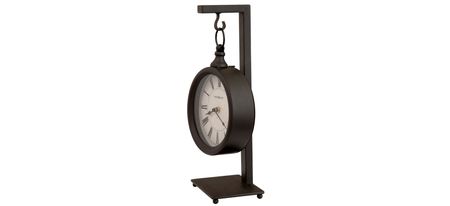 Loman Mantel Clock in Brown by Howard Miller