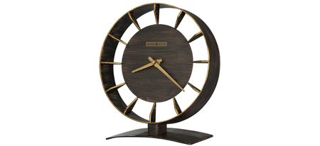 Rey Mantel Clock in Brown by Howard Miller