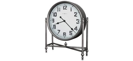 Childress Mantel Clock in Silver by Howard Miller