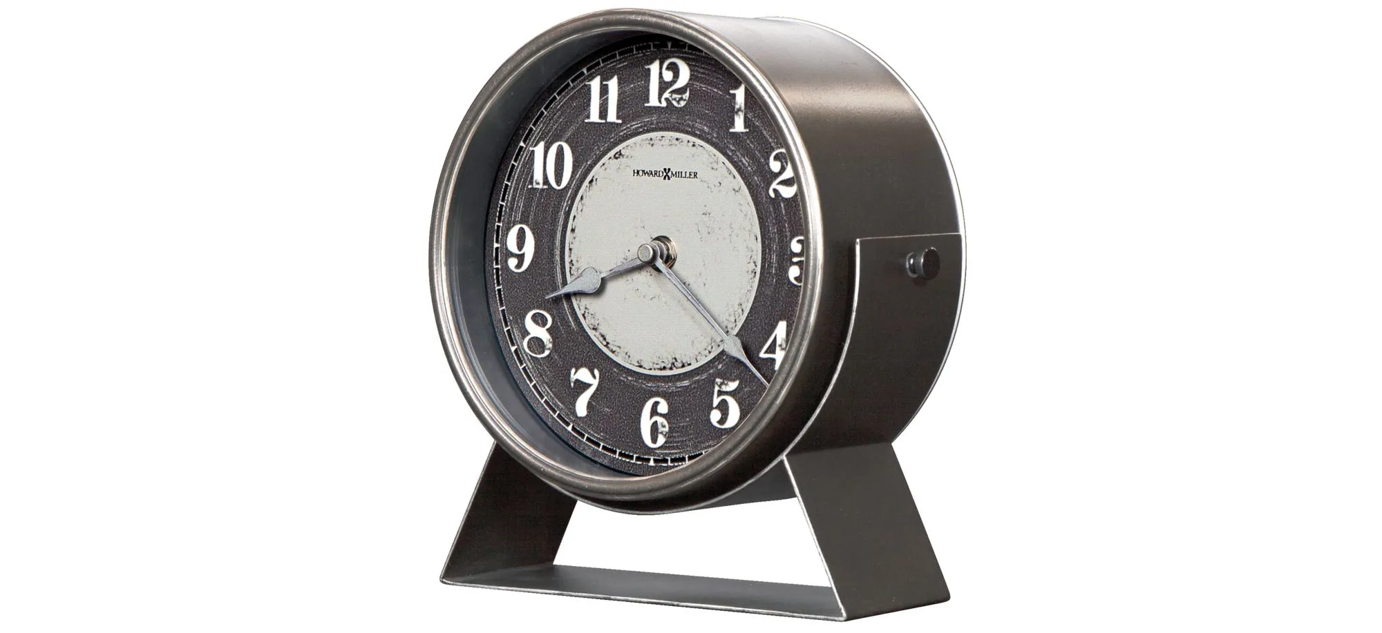 Seevers Accent Clock in Silver by Howard Miller