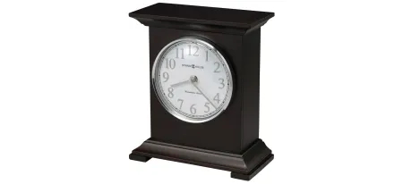 Nell Mantel Clock in Black Coffee by Howard Miller