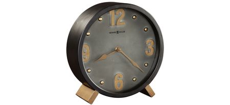 Elmer Mantel Clock in Black by Howard Miller