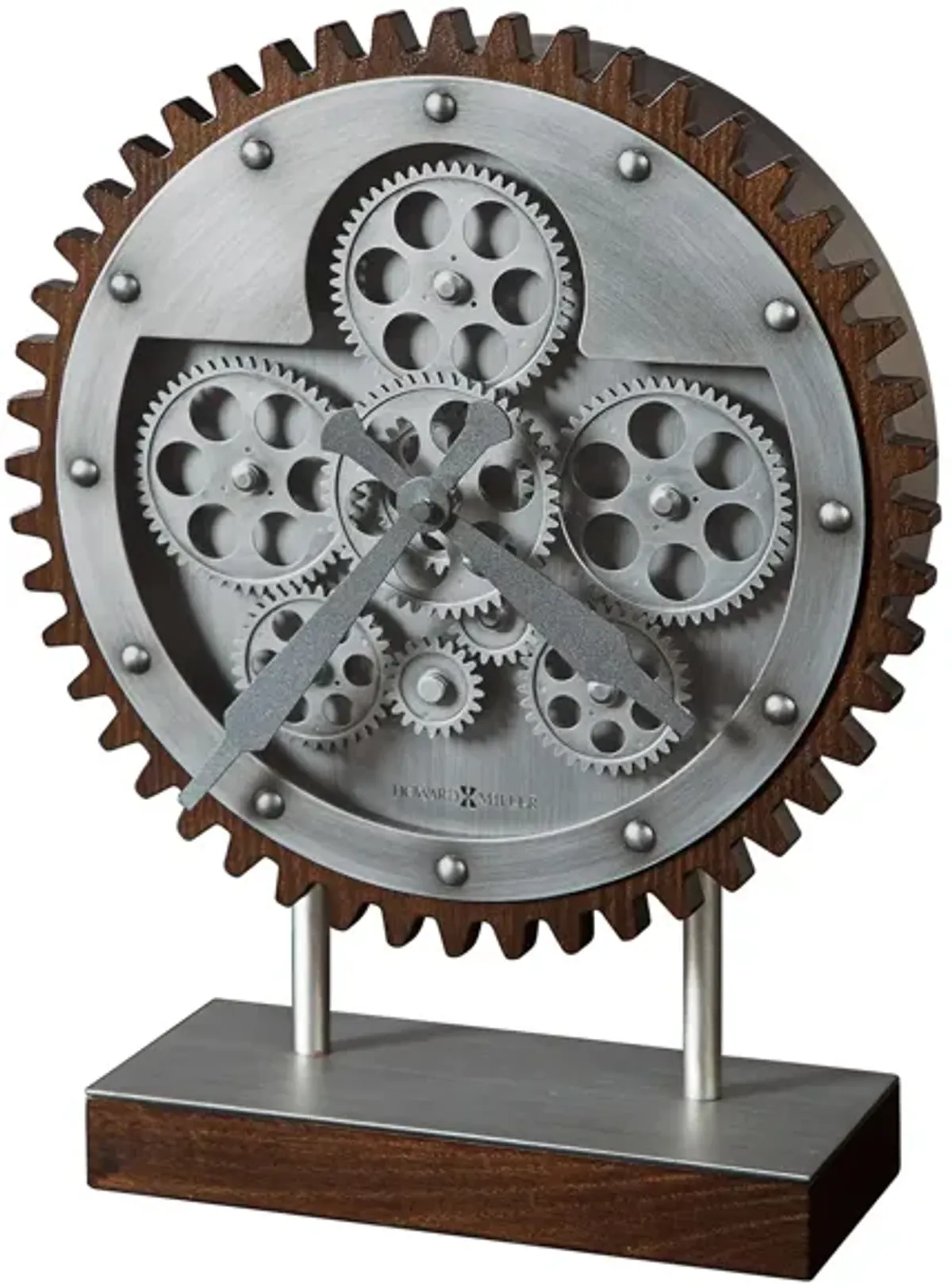 Hamish Accent Clock in Brown by Howard Miller