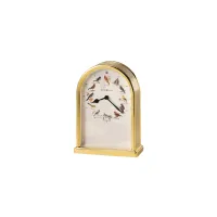 Song Birds Of North America III Tabletop Clock in Gold by Howard Miller