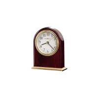 Monroe Tabletop Clock in Rosewood by Howard Miller
