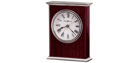 Kentwood Tabletop Clock in Rosewood by Howard Miller
