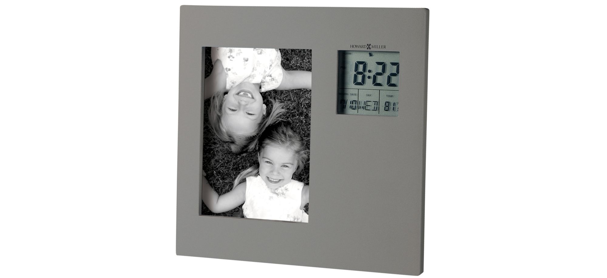 Picture This Tabletop Clock in Silver by Howard Miller