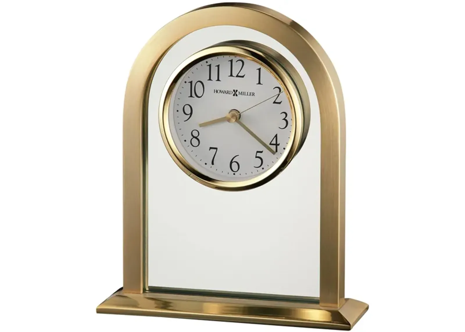 Imperial Tabletop Clock in Gold by Howard Miller