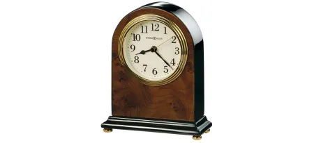 Bedford Tabletop Clock in Brown by Howard Miller