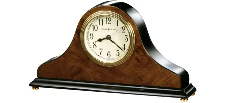 Baxter Tabletop Clock in Brown by Howard Miller