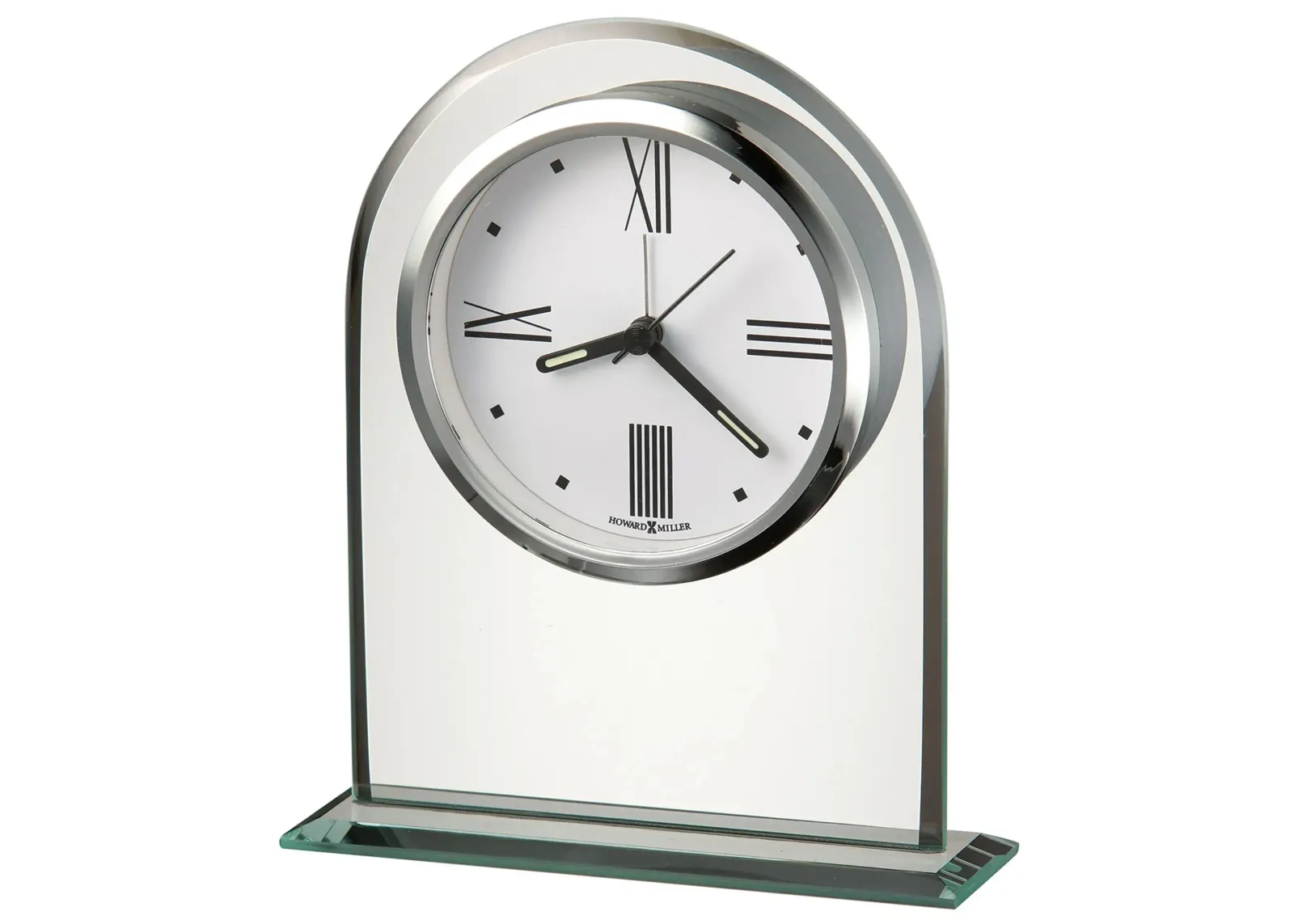 Regent Tabletop Clock in Silver by Howard Miller