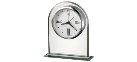 Regent Tabletop Clock in Silver by Howard Miller