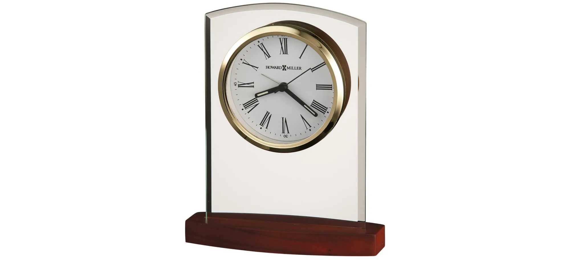 Marcus Tabletop Clock in Brown by Howard Miller