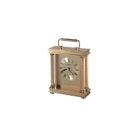 Audra Tabletop Clock in Gold by Howard Miller