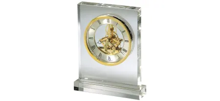 Prestige Tabletop Clock in Silver by Howard Miller