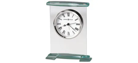 Augustine Tabletop Clock in Silver by Howard Miller