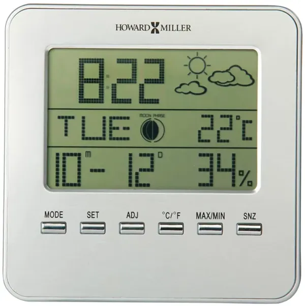 Weather View Tabletop Clock