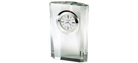 Quest Tabletop Clock in Silver by Howard Miller